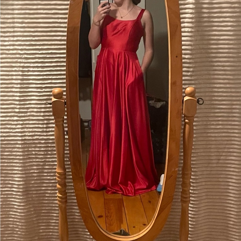 Elegant Red Gown